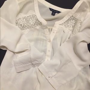 LUC American Eagle flowy dress shirt